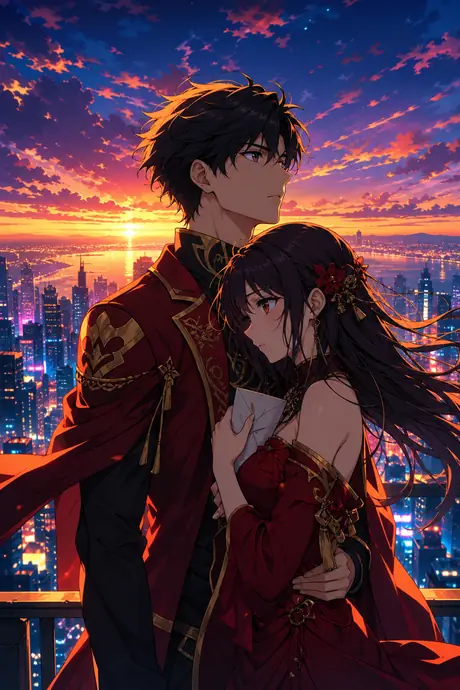 The Lover Who Knew Tomorrow — legendary duo card, animated foil