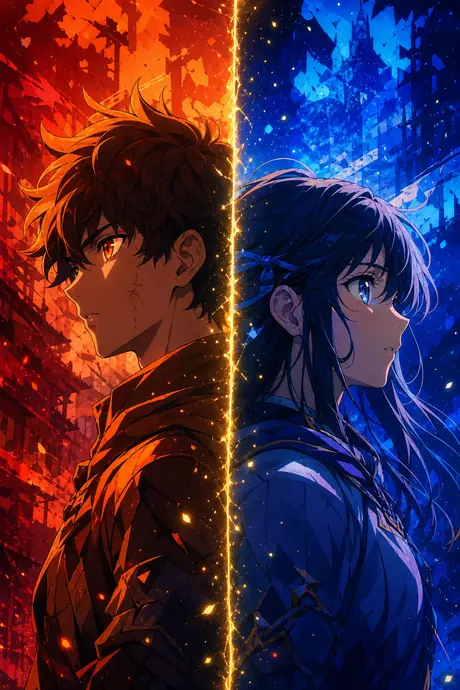Duo card — Two Lives, One Timeline